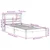 Vidaxl Posteljni okvir brez vzmetnice 75x190 cm trdna borovina