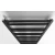 METRO DOS kopalniški radiator 550x1430 mm, črna mat - Črna mat barva - 550x1430 mm - Sapho - METRO DOS - 24 - Jeklo - Oblika H - Oblika H - 550 - 1430 - 4.8 - 14