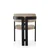 Hanah Home Trpezarijska stolica CO 58x76x49cm Crno-Krem