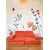 Atelier del Sofa Dvosed na razvlačenje Puzzle 140x46x70cm Narandžasti