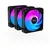 Ventilator GIGABYTE AORUS EZ CHAIN FAN 3-PACK, 3x120mm, črn