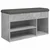 Klupa za cipele boja betona 82 x 32 x 45,5 cm konstruirano drvo