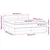 Vidaxl Box spring postelja z vzmetnico LED taupe 160x200 cm blago