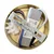 LED luster na sajli LAGOS LED/8W/230V zlatne boje