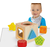 Lesena didaktična kocka Color Shape Sorting Box s 5 oblikami za vstavljanje od 12 mes