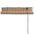 Rolete od bambusa 2 kom 80 x 160 cm smeđe