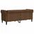 Sofa Smeđa 182,5 x 74,5 x 74,5 cm Poliester