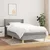 Vidaxl Box spring postelja z vzmetnico svetlo siva 80x200 cm blago