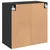 Ormar za Zid Zidne Crni hrast 60 x 31 x 60 cm Konstruirano drvo