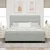 LED Box Spring Krevet Svijetlo siva 180 x 200 cm Baršun