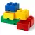LEGO škatla za shranjevanje s 4 predali, temno zelena