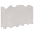 Zidna vješalica za kapute bijela 50 x 10 x 30 cm drvena