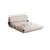 Atelier del Sofa Dvosed na razvlačenje Fold Kadife 2 120x24x75cm Beli