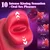 SuperLove 2in1 Mouth Kissing & Thrusting Dildo Red