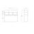 Hanah Home Komoda Guarda 90x70x34cm Hrast