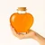 BE 5x steklenih steklenic LOVE 650 ml v obliki srca za vino in alkohol