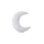 Aberto Design Dekorativni jastuk Moon, 29x10 cm, Beli