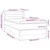 Vidaxl Box spring postelja z vzmetnico krem 100x200 cm blago