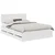Krevetna konstrukcija Bijeli 150 x 200 cm Konstrukcijsko drvo