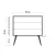 Aberto Design Komoda 80x89x40cm Šarena