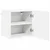 Ormar za Zid PORTO Bijelo 40 x 31 x 40 cm Konstruirano drvo