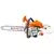 Ruris Motorna testera DAC 401RS, 2.5 KS + Dvotaktol 500ml 12-050 + Monogradno ulje Lancol M-Power, 1l