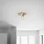 JUST LIGHT. 14777-55 - Plafonsko svetlo TURN ME 1xE27/60W/230V hrom