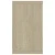 Greatstore Stenske police kockaste 2 kosa sonoma hrast 80x15x26,5 cm