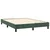Vidaxl Box spring postelja z vzmetnico temno zelen 140x190 cm žamet