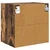 Vidaxl Viseča omarica Dimljeni oreh 40 x 29,5 x 40 cm Konstruiran les