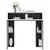 Okvir za kamin Crna 102 x 18 x 100,5 cm Konstruirano drvo