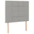 Vidaxl Box spring postelja z vzmetnico svetlo siv 100x200 cm blago