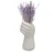 Hanah home Vaza HMY-6404, 17 cm, Bela