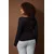 Trendyol Curve Ženska bluza Tbbaw26Af00121, Crna