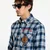 Srajca Billionaire Boys Club Icecream Mascot Check Ls Shirt Blue Check XXL