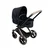 Voziček Cybex Black 3 v1 za punčke 36-42cm
