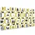 Decormat Podloga za pisalno mizo Apples pattern 120x60 cm