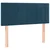 Vidaxl Box spring postelja z vzmetnico temno modra 90x200 cm žamet