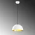 Conceptum Hypnose Luster Berceste-230-S, 111cm, 30x30 cm, E27, 40W, Beli