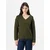 VERO MODA Pulover VMILSE temno zelena