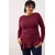 Trendyol Curve Ženska bluza Tbbaw26Af00014, Bordo