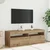 TV ormarić LED boja hrasta 120x35x40 cm konstruirano drvo
