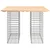 Vrtni stol Gabion dizajn 100x102x72 cm Masivno drvo Bor