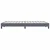 Box Spring krevet bez madracem tamno sivi 160x220 cm baršun