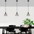 Conceptum Hypnose Luster Telyildo-12150, 20x20x117 cm, E27 , Crni