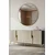 Hanah Home komoda Evva 150, 125 cm, antracit / travertin / zlatna