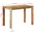 Blagovaonski stol 110 x 55 x 76 cm od masivnog obnovljenog drva