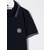 Stone Island Junior-logo patch polo shirt-kids-Blue