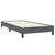 Box spring krevet bez madracem tamnosivi 80 x 220 cm baršunasti