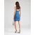 GUESS Obleka JEWEL moder denim